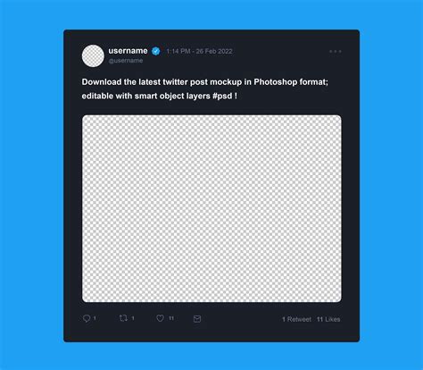 twitter post template generator